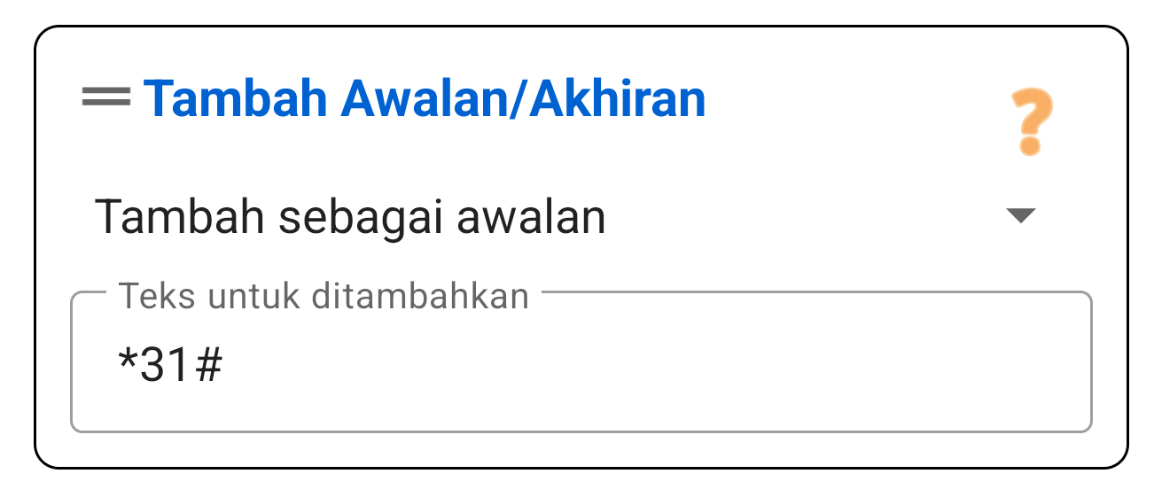 Awalan / Akhiran