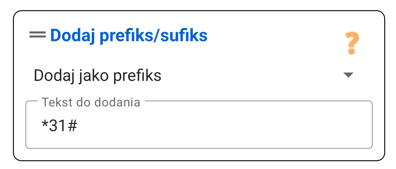 Prefiks / Sufiks