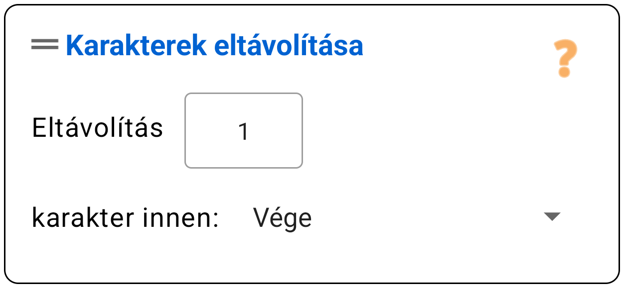 Karakterek Törlése (Eleje/Vége)