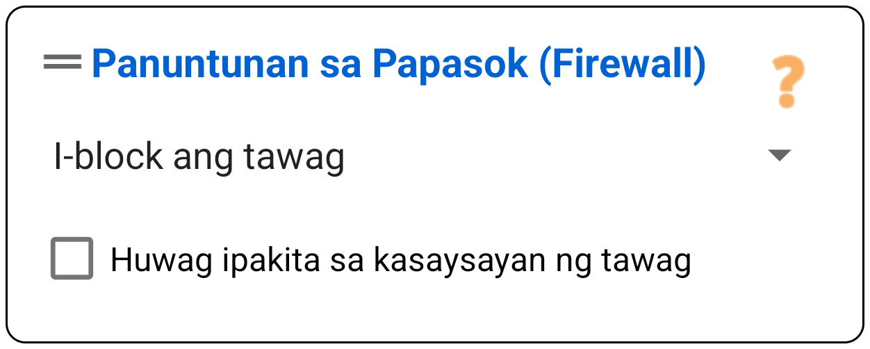 Iproseso ang Tawag