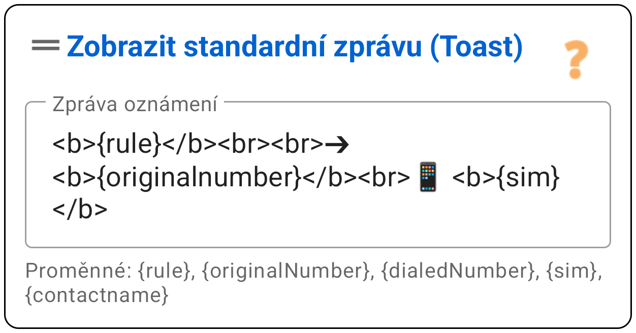 Zobrazit Toast (Vyskakovací okno)