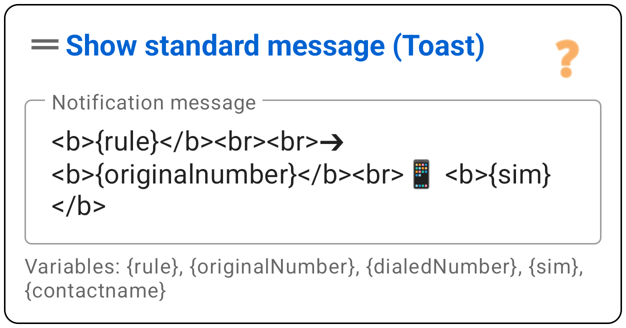 Show 'Toast' Message