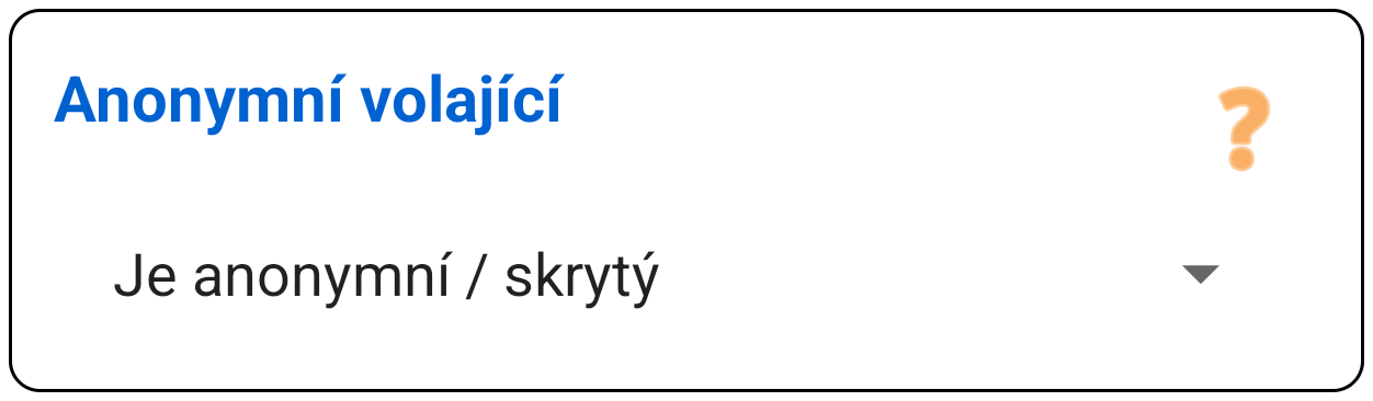 Anonymní volající