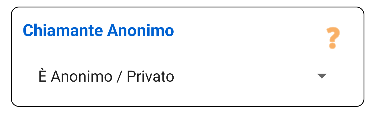 Chiamante Anonimo