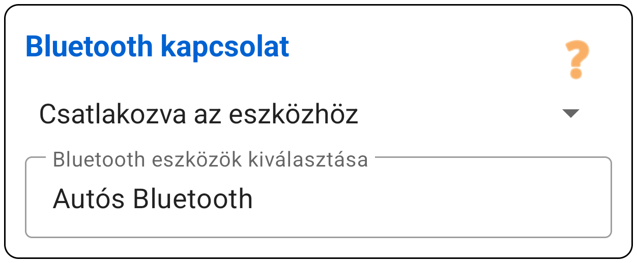 Bluetooth Eszköz