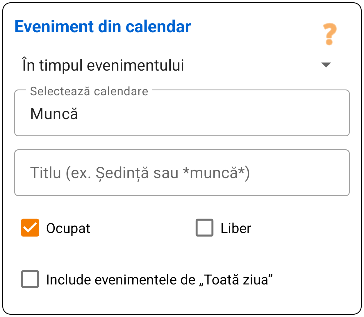 Eveniment în calendar