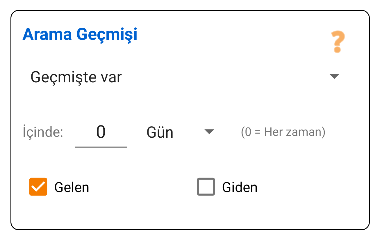 Gelen Geçmişi