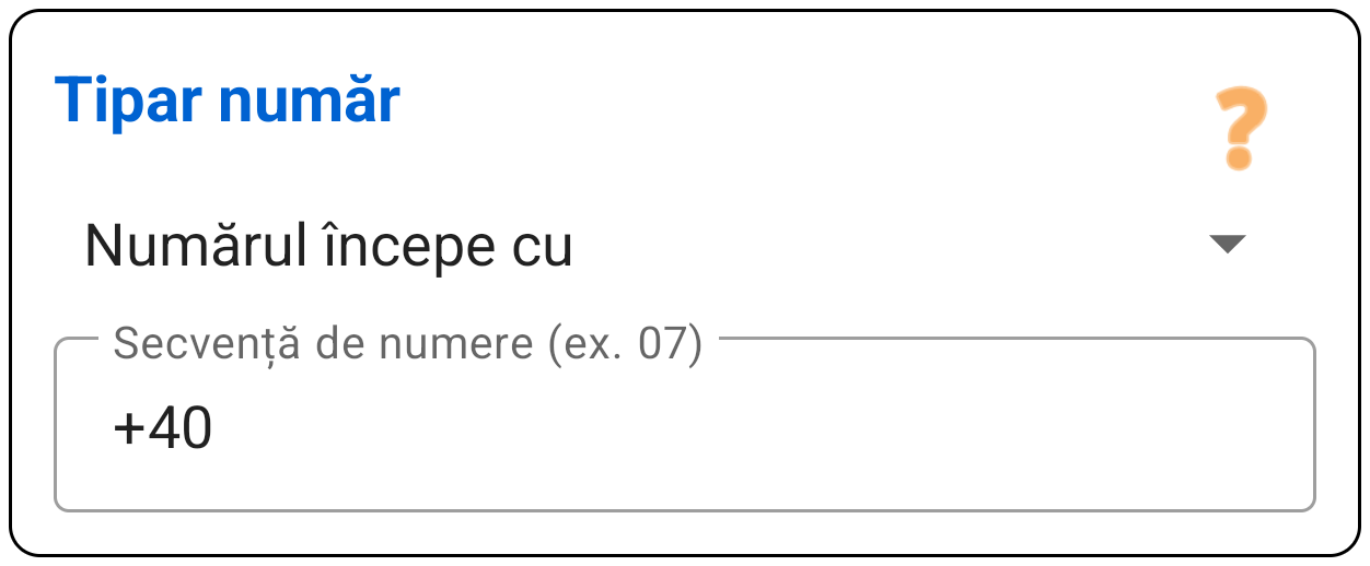 Model număr