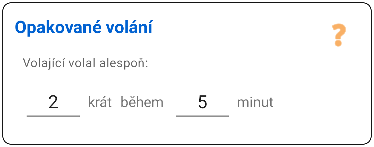 Opakovaný volající