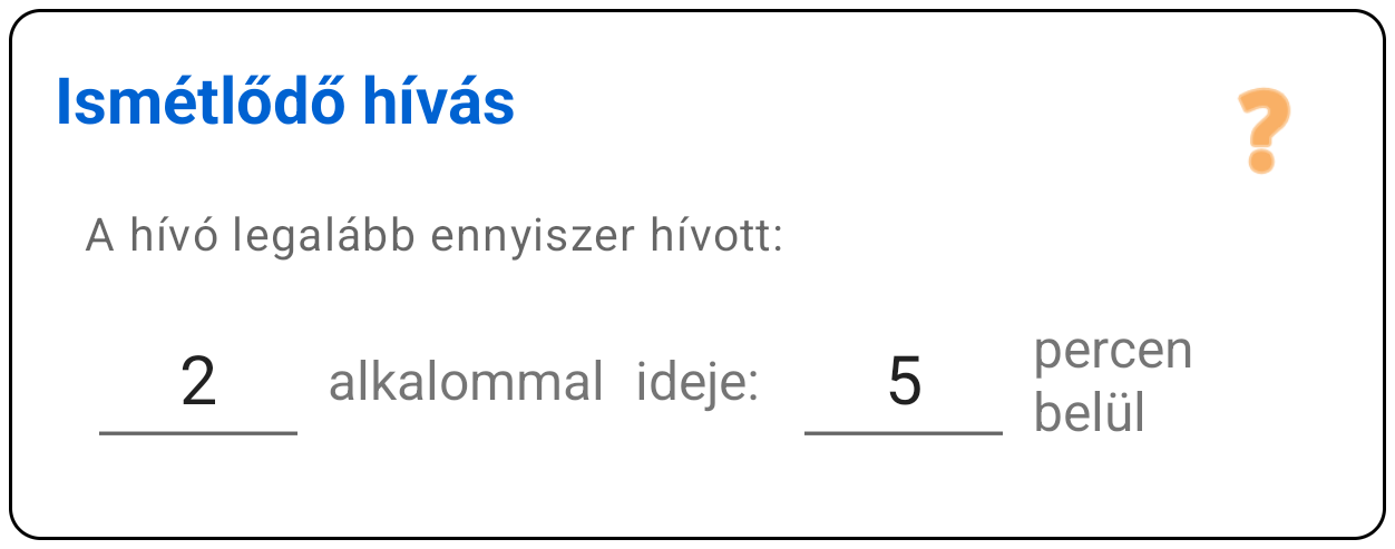 Ismétlődő Hívó