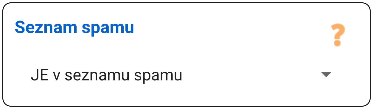 Seznam spamu