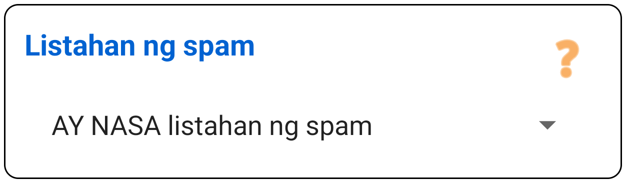 Spam List