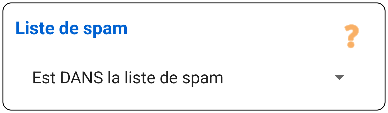 Liste Spam