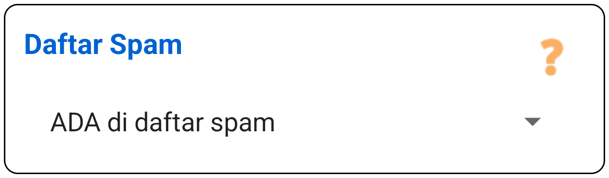 Daftar Spam