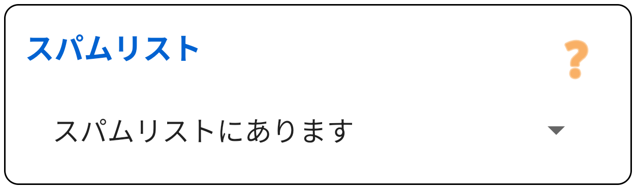 スパムリスト