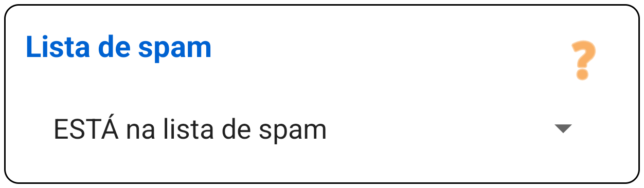Lista de Spam