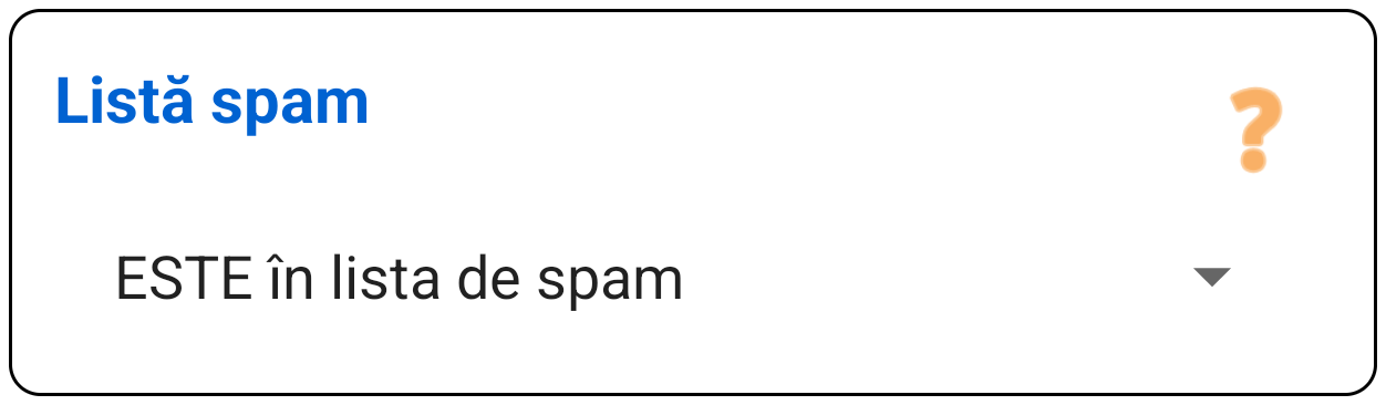 Listă spam