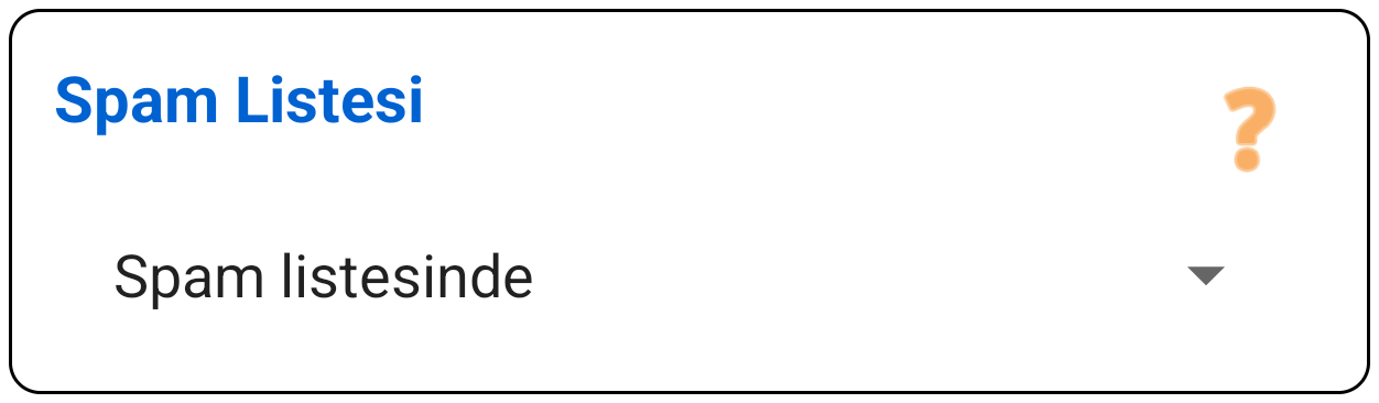 Spam Listesi