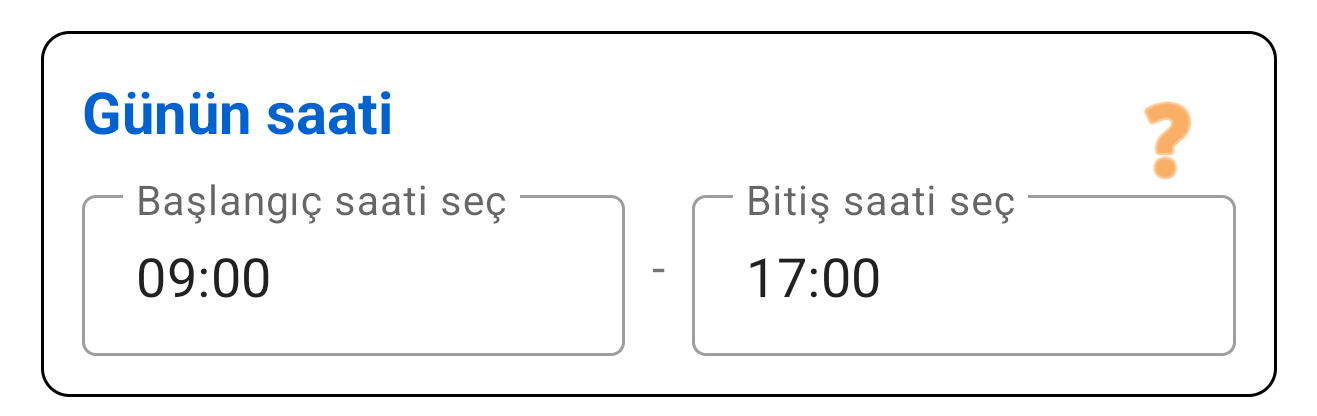 Gün & Saat