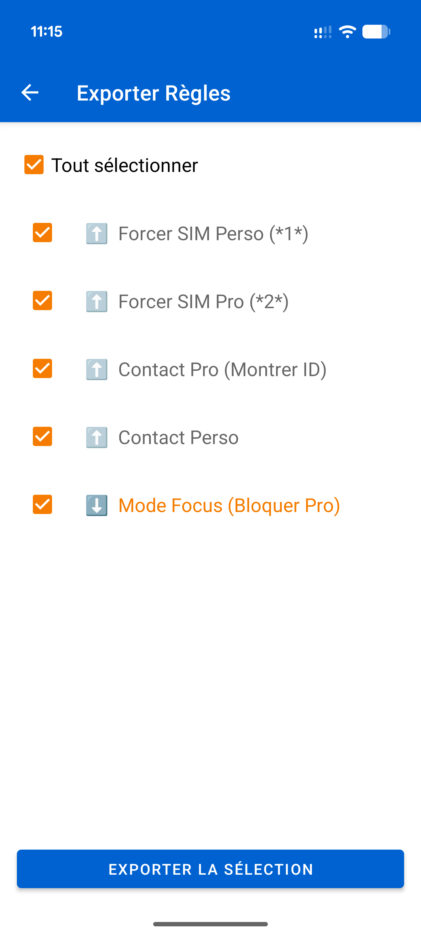 Sauvegarde & Partage