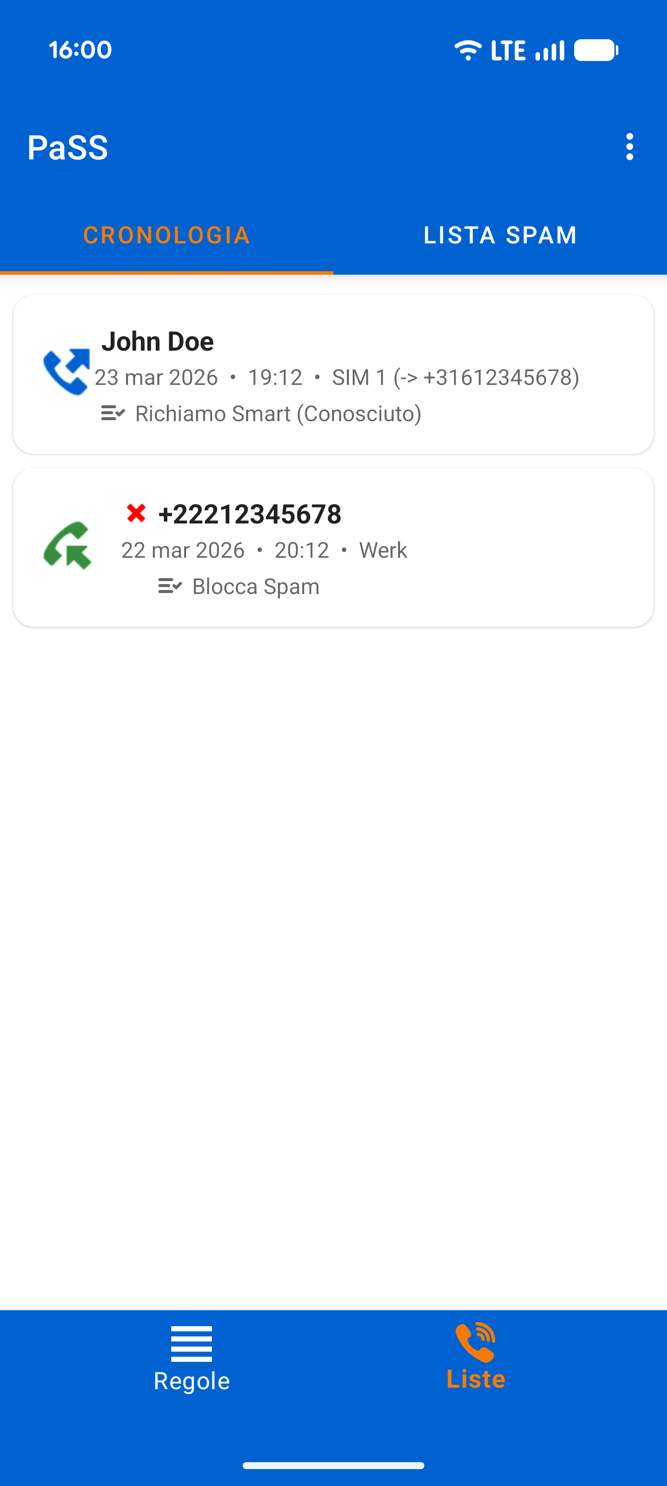 Cronologia Intelligente