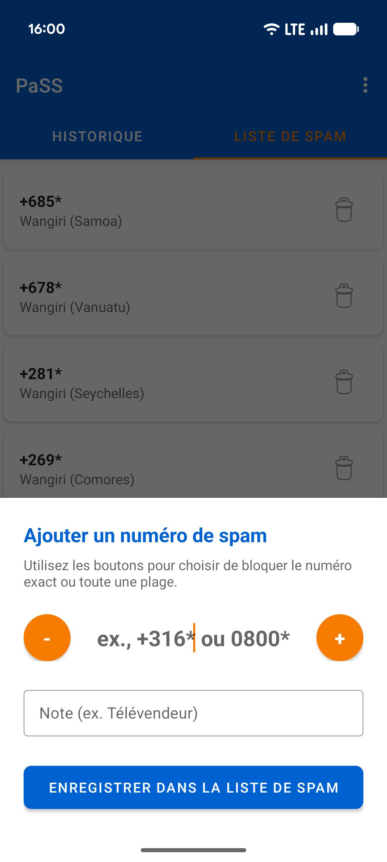 Add Spam Wildcard