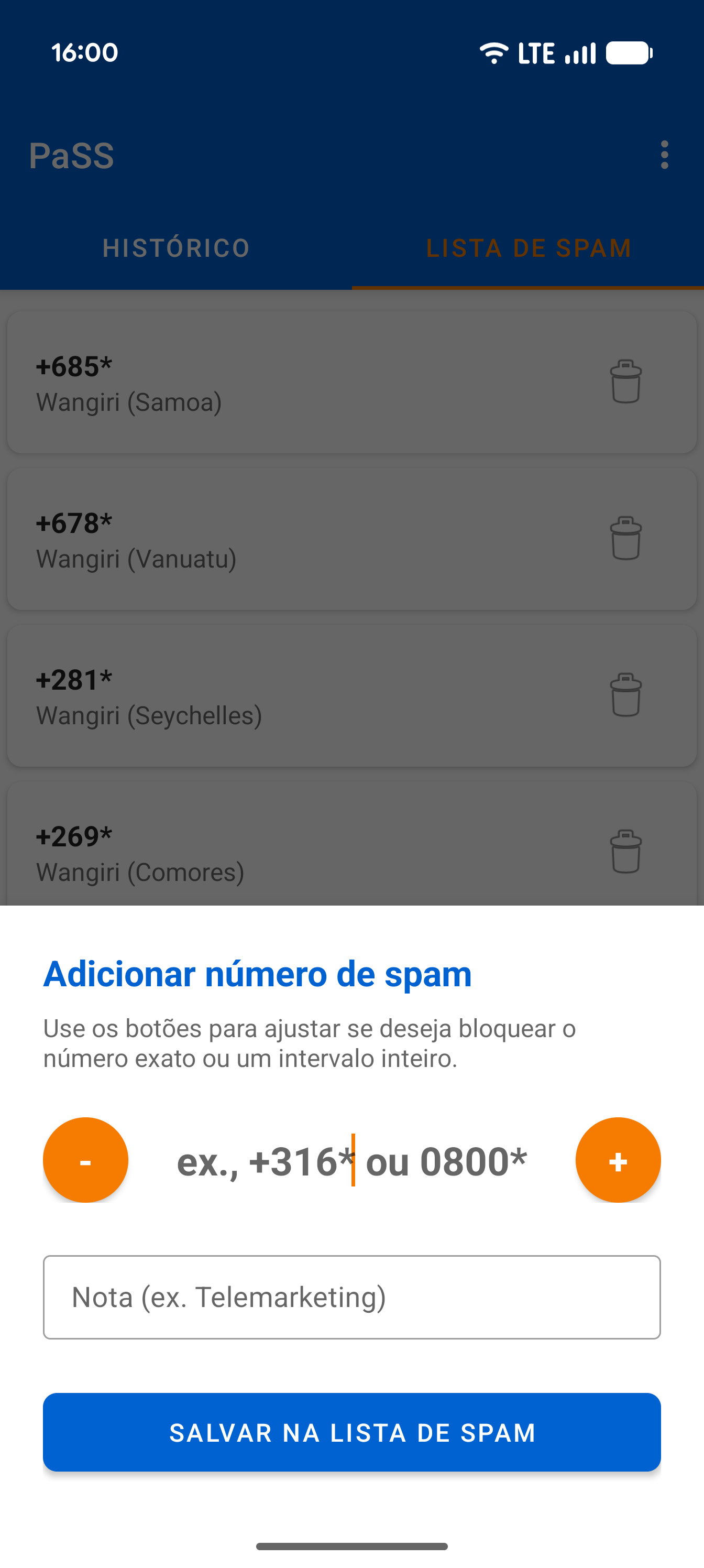 Add Spam Wildcard